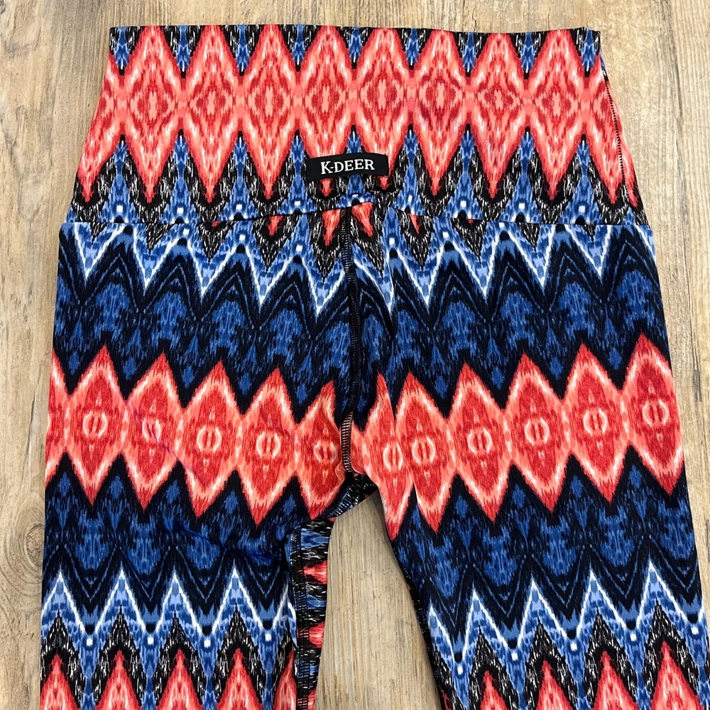 K-Deer gym leggings 3/4 length EUC like new Size M